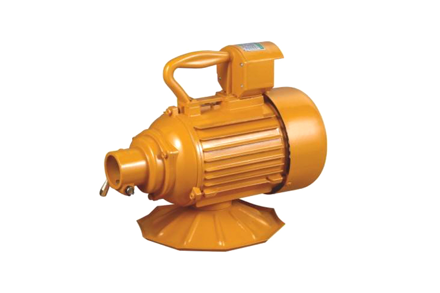 Electric hand held concrete vibrator